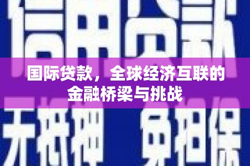 金乡国际贷款，全球经济互联的金融桥梁与挑战