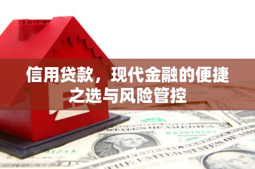 潜江信用贷款，现代金融的便捷之选与风险管控