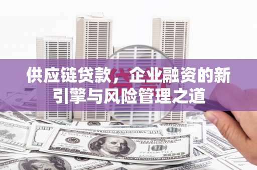 屏边供应链贷款，企业融资的新引擎与风险管理之道