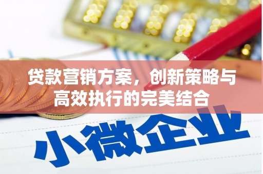 新店贷款营销方案，创新策略与高效执行的完美结合