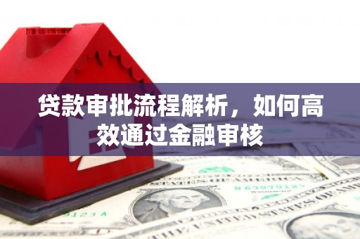 安居贷款审批流程解析，如何高效通过金融审核