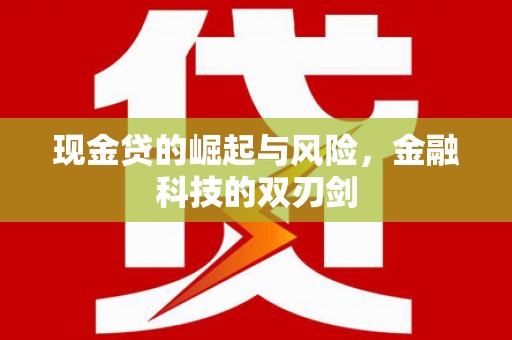 无为现金贷的崛起与风险，金融科技的双刃剑