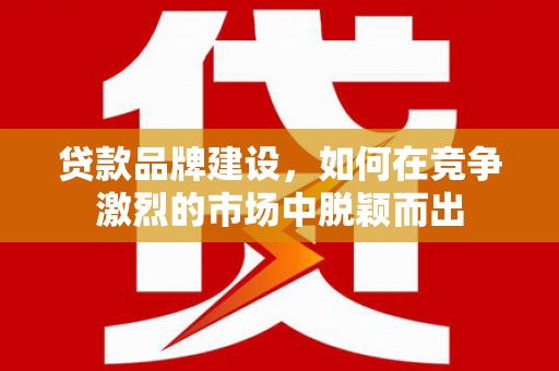 呼伦贝尔贷款品牌建设，如何在竞争激烈的市场中脱颖而出