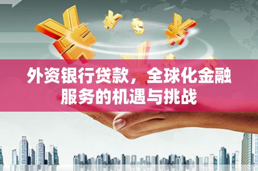 浦江外资银行贷款，全球化金融服务的机遇与挑战