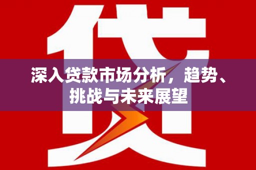 召陵深入贷款市场分析，趋势、挑战与未来展望