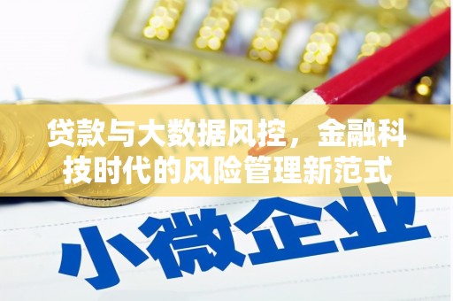 涪陵贷款与大数据风控，金融科技时代的风险管理新范式