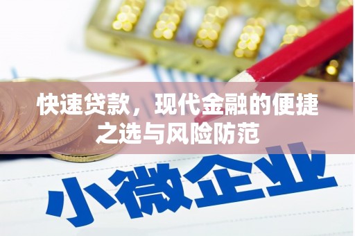洋县快速贷款，现代金融的便捷之选与风险防范