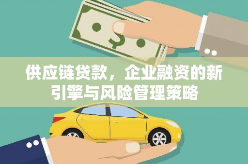 东明供应链贷款，企业融资的新引擎与风险管理策略
