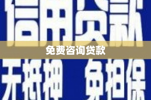 连州免费咨询贷款