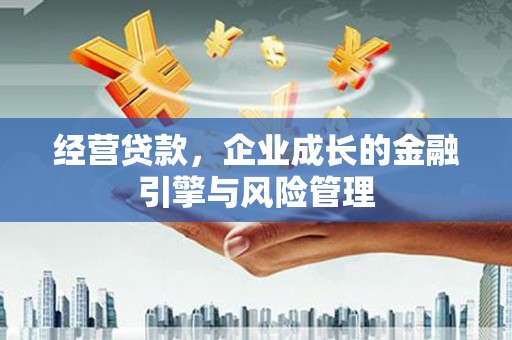 东阿经营贷款，企业成长的金融引擎与风险管理