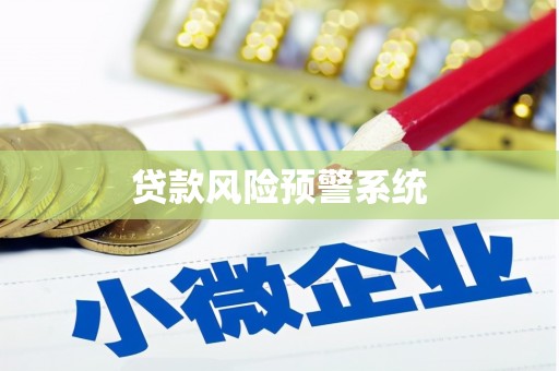 苍溪贷款风险预警系统